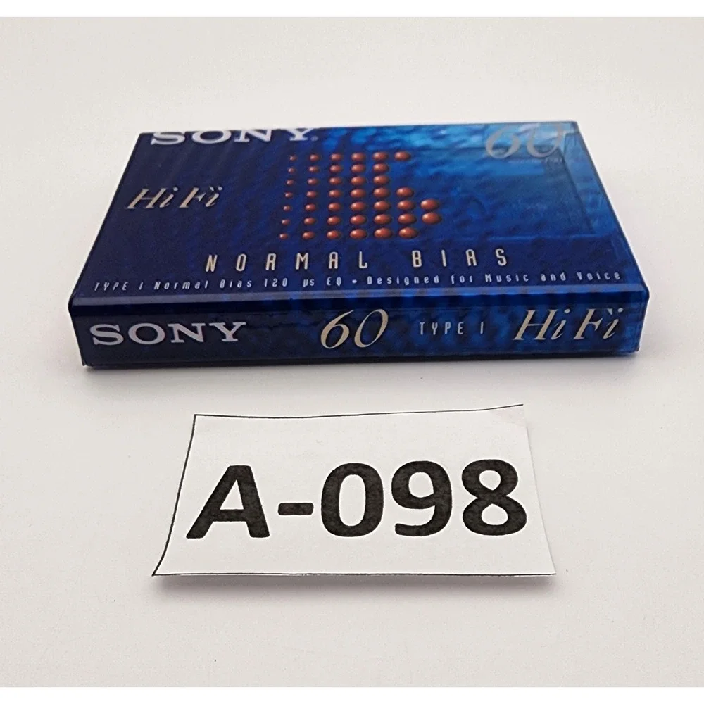 Sony Audio‎ Tape Cassette Blank 60 Minutes Hi Fi Normal Bias Type I New